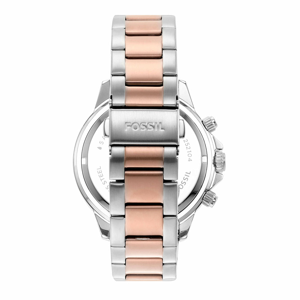 Fossil Perfect Boyfriend Mother of Pearl Dial Two Tone Steel Strap Watch for Women - ES4135 Buy Now By Fossil
