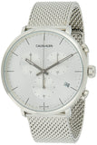 Calvin Klein High Noon Silver Dial Silver Mesh Bracelet Watch for Men - K8M27126 Buy Now By Calvin Klein