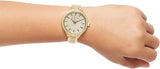 Michael Kors Slim Runway Crystals Gold Dial Gold Steel Strap Watch for Women - MK3632 Buy Now By Michael Kors