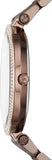 Michael Kors Darci Quartz Brown Dial Brown Steel Strap Watch For Women - MK3416 Buy Now By Michael Kors