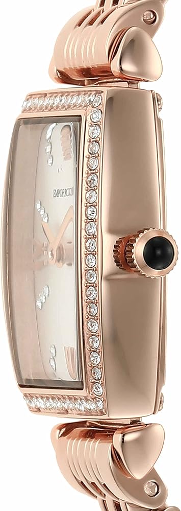 Emporio Armani Gianni T Bar Quartz Crystals White Dial Rose Gold Steel Strap Watch For Women - AR11406 Buy Now By Emporio Armani