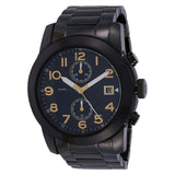Marc Jacobs Larry Chronograph Black Dial Black Steel Strap Watch for Men - MBM8606 Buy Now By Marc Jacobs