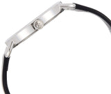 Calvin Klein Even Silver Black Leather Strap Watch for Women - K7B231C6 Buy Now By Calvin Klein