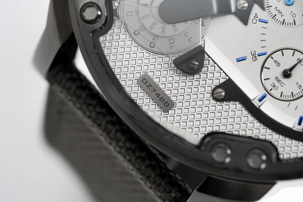 Diesel Mr Daddy 2.0 Chronograph Grey Dial Black Nylon Strap Watch For Men - DZ7420 Buy Now By Diesel