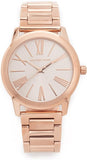 Michael Kors Hartman Rose Gold Dial Rose Gold Steel Strap Watch For Women - MK3491 Buy Now By Michael Kors