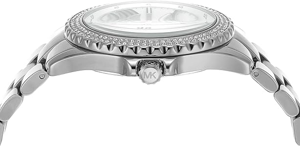 Michael Kors Everest Three hand Silver Dial Silver Steel Strap Watch For Women - MK7403 Buy Now By Michael Kors