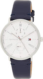 Tommy Hilfiger Jenna White Dial Blue Leather Strap Watch for Women - 1782072 Buy Now By Tommy Hilfiger