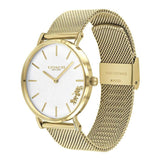 Coach Perry White Dial Gold Mesh Bracelet Watch for Women - 14503125 Buy Now By Coach