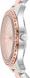 Michael Kors Layton Three Hand Pink Dial Two Tone Steel Strap Watch For Women - MK6894 Buy Now By Michael Kors