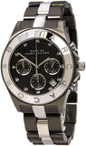 Marc Jacobs Blade Chronograph Black Dial Two Tone Steel Strap Watch for Women - MBM3179 Buy Now By Marc Jacobs