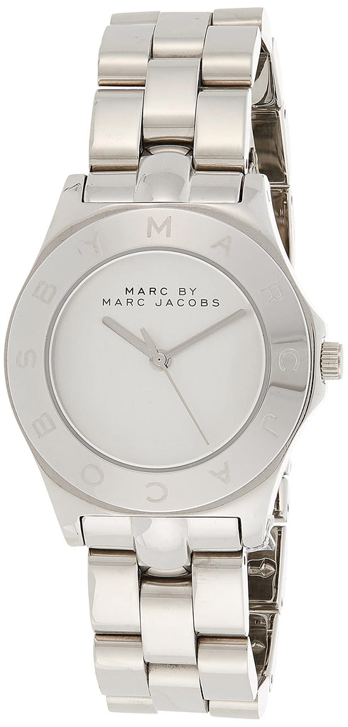 Marc Jacobs Blade Chronograph Silver Dial Silver Steel Strap Watch for Women - MBM3125 Buy Now By Marc Jacobs