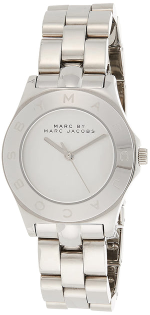 Marc Jacobs Blade Chronograph Silver Dial Silver Steel Strap Watch for Women - MBM3125 Buy Now By Marc Jacobs