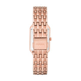 Fossil Raquel Three Hand Date White Dial Rose Gold Steel Strap Watch For Women - ES5271 Buy Now By Fossil