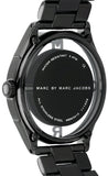 Marc Jacobs Tether Transparent Black Dial Black Steel Strap Watch for Women - MBM3415 Buy Now By Marc Jacobs