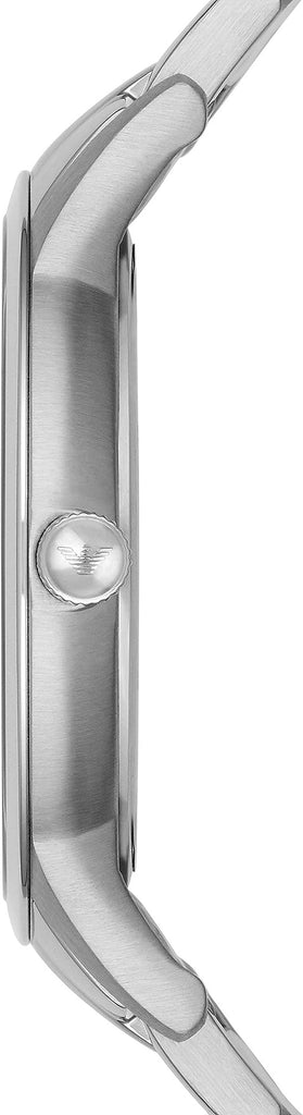 Emporio Armani Renato Quartz Black Dial Silver Steel Strap Watch For Men - AR11179 Buy Now By Emporio Armani