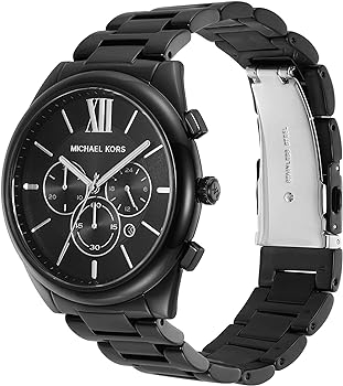 Michael Kors Langford Chronograph Black Dial Black Steel Strap Watch For Men - MK8993 Buy Now By Michael Kors
