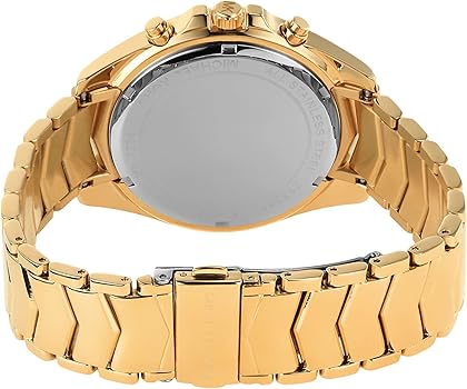 Michael Kors Whitney Chronograph Black Dial Gold Steel Strap Watch for Women - MK7224 Buy Now By Michael Kors