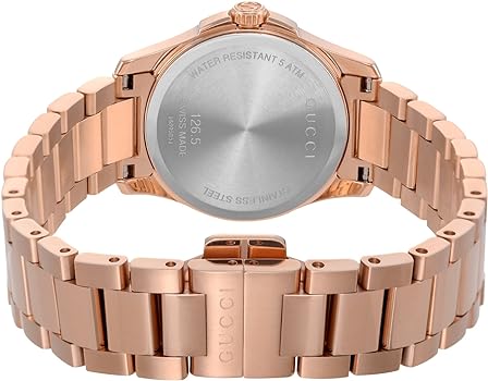 Gucci G Timeless Quartz Rose Gold Dial Rose Gold Steel Strap Watch For Women - YA126567 Buy Now By Gucci