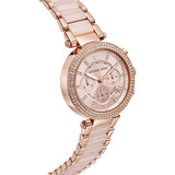 Michael Kors Parker Pink Dial Two Tone Steel Strap Watch for Women - MK5896 Buy Now By Michael Kors