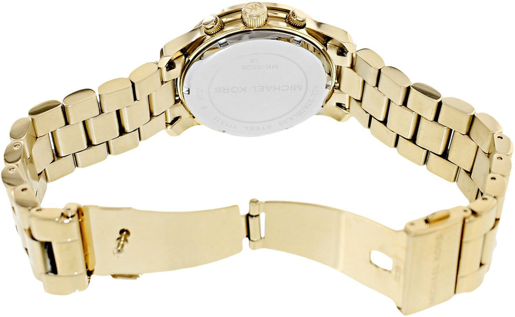 Michael Kors Runway Gold Dial Gold Steel Strap Watch for Women - MK5826 Buy Now By Michael Kors