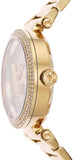 Michael Kors Parker Analog Crystals Gold Dial Gold Steel Strap Watch For Women - MK7283 Buy Now By Michael Kors