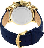 Fossil Neutra Chronograph Blue Dial Blue Leather Strap Watch for Men - FS5790 Buy Now By Fossil