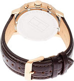 Tommy Hilfiger Aiden Quartz Blue Dial Brown Leather Strap Watch for Men - 1791308 Buy Now By Tommy Hilfiger