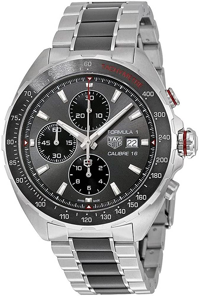 Tag Heuer Formula 1 Automatic Chronograph Grey Dial Two Tone Strap Watch for Men - CAZ2012.BA0970 Buy Now By Tag Heuer