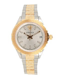 Versace Hellenyium Silver Dial Two Tone Steel Strap Watch for Women - V12030015 Buy Now By Versace