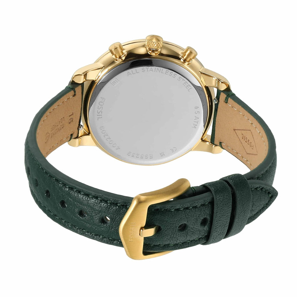 Fossil Neutra Chronograph Green Dial Green Leather Strap Watch for Women - ES5239 Buy Now By Fossil