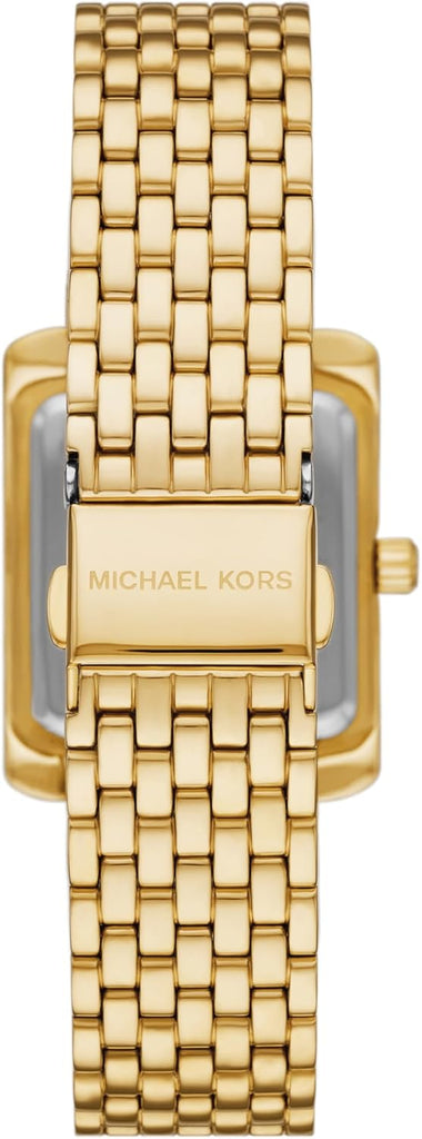 Michael Kors Emery Pave Analog Green Dial Gold Steel Strap Watch for Women - MK4742 Buy Now By Michael Kors