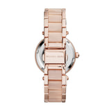 Michael Kors Parker Pink Dial Two Tone Steel Strap Watch for Women - MK6110 Buy Now By Michael Kors