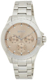 Hugo Boss Premiere Rose Gold Dial Silver Steel Strap Watch for Women - 1502444 Buy Now By Hugo Boss