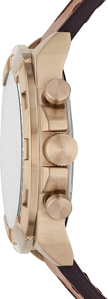 Fossil Bronson Chronograph Brown Dial Brown Leather Strap Watch for Men - FS5857 Buy Now By Fossil