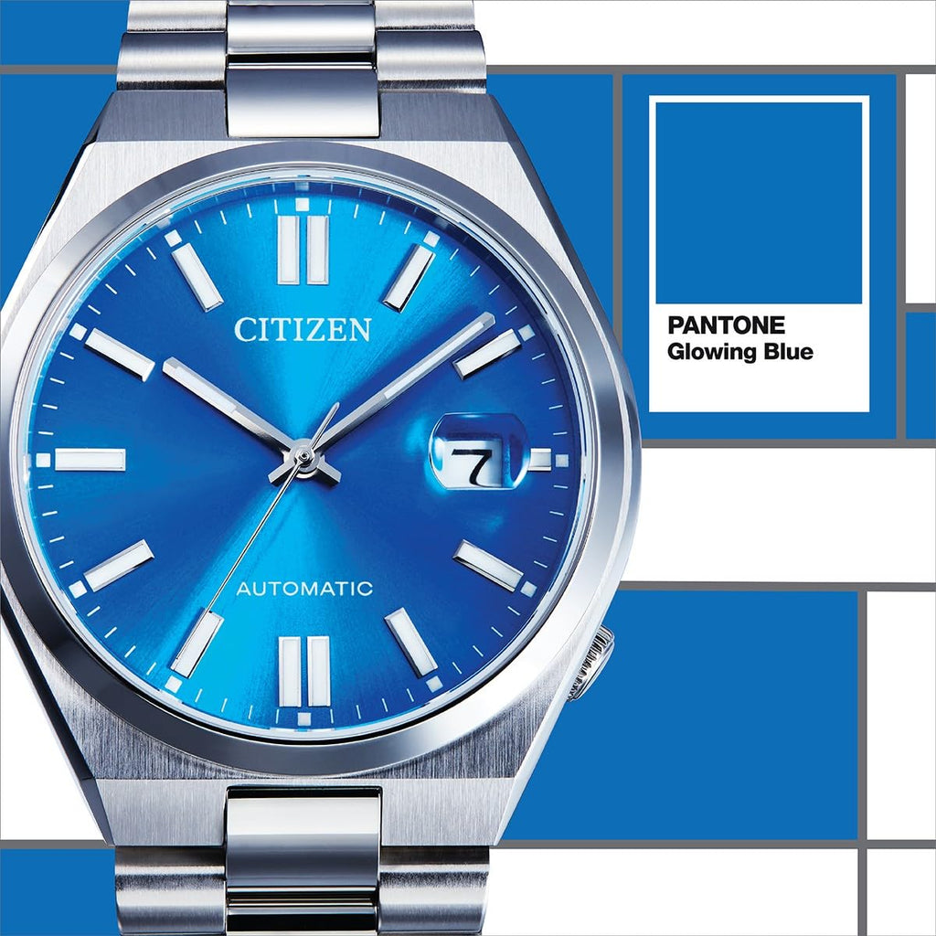Citizen x Pantone Automatic Blue Dial Silver Steel Strap Watch For Men - NJ0158-89L Buy Now By Citizen