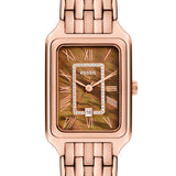 Fossil Raquel Three Hand Date Brown Dial Rose Gold Steel Strap Watch For Women - ES5323 Buy Now By Fossil