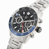 Tag Heuer Carrera Chronograph Blue Dial Silver Steel Strap Watch for Men - CBG2A1Z.BA0658 Buy Now By Tag Heuer