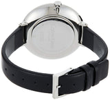 Calvin Klein Rise White Grey Dial Black Leather Strap Watch for Women - K7A231C3 Buy Now By Calvin Klein
