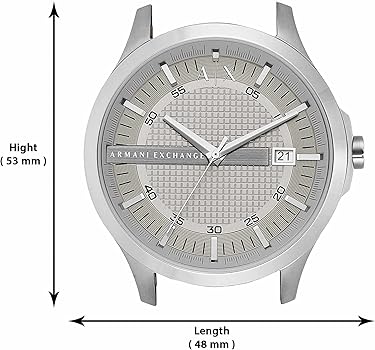 Armani Exchange Whitman Silver Dial Brown Leather Strap Watch For Men - AX2100 Buy Now By Armani Exchange