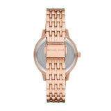 Michael Kors Melissa Three Hand Rose Gold Dial Rose Gold Steel Strap Watch For Women - MK4369 Buy Now By Michael Kors