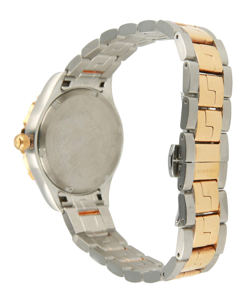 Versace Hellenyium Silver Dial Two Tone Steel Strap Watch for Women - V12030015 Buy Now By Versace