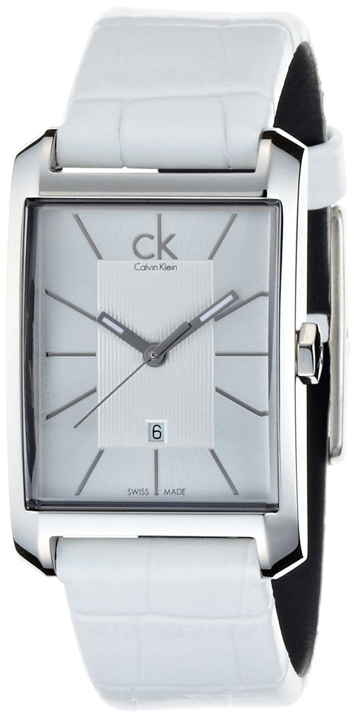 Calvin Klein Window White Dial White Leather Strap Watch for Women - K2M23120 Buy Now By Calvin Klein
