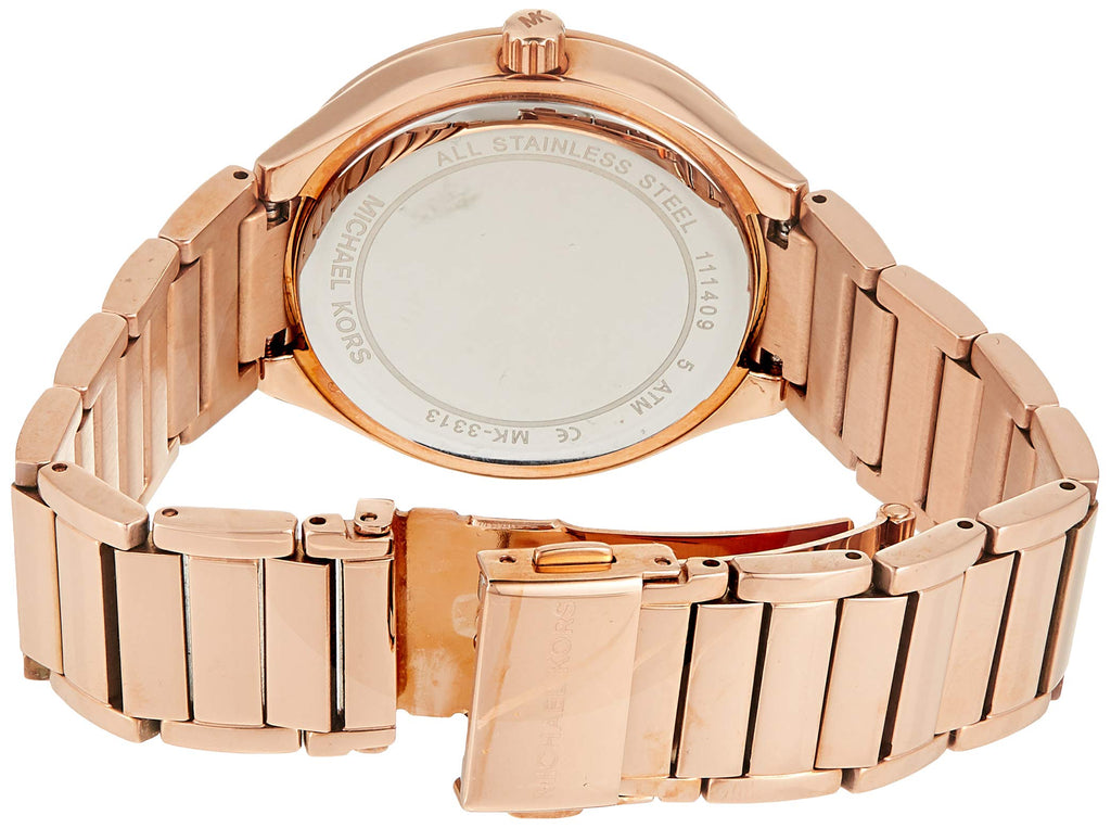 Michael Kors Kerry Mother of Pearl Dial Rose Gold Steel Strap Watch for Women - MK3313 Buy Now By Michael Kors
