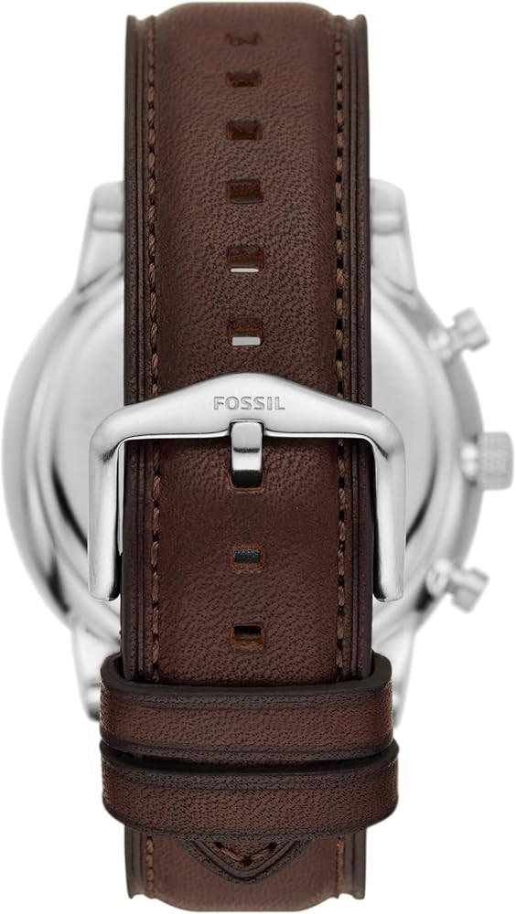 Fossil Neutra Chronograph Black Dial Brown Leather Strap Watch for Men - FS6024 Buy Now By Fossil