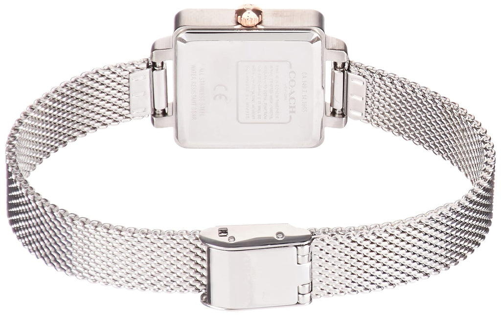 Coach Cass White Dial Silver Mesh Bracelet Watch for Women - 14503697 Buy Now By Coach