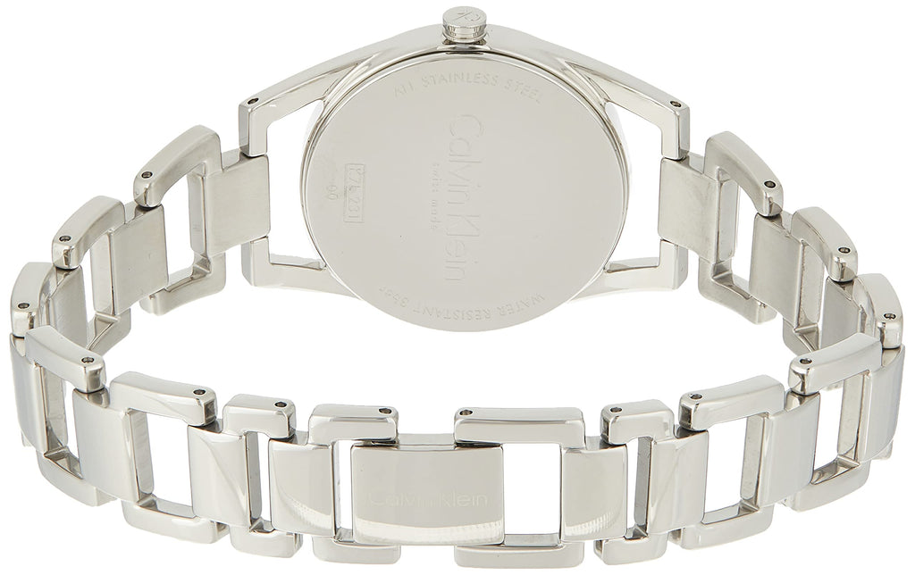 Calvin Klein Dainty Silver Dial Silver Steel Strap Watch for Women - K7L23146 Buy Now By Calvin Klein