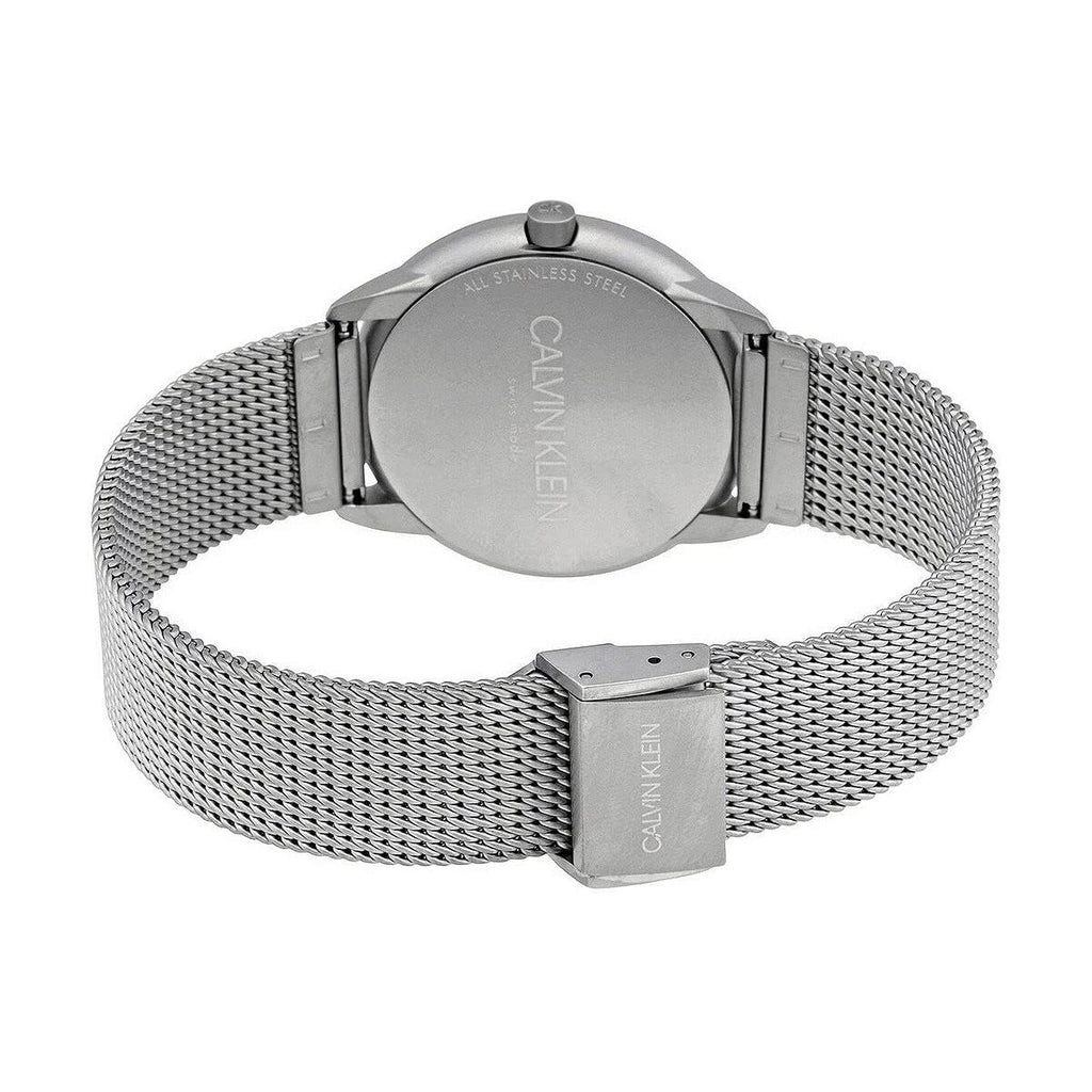 Calvin Klein Minimal White Dial Silver Mesh Bracelet Watch for Women - K3M5215X Buy Now By Calvin Klein