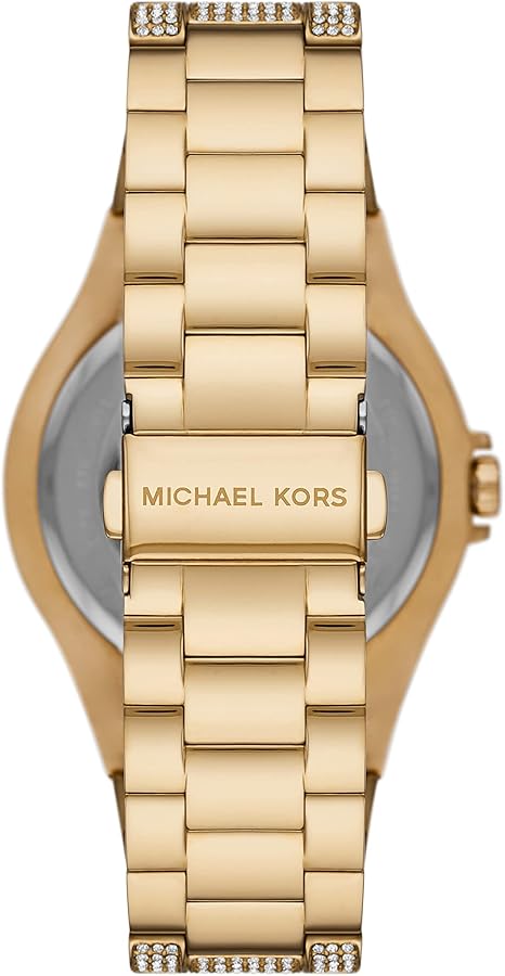Michael Kors Lennox Three Hand Crystals White Dial Gold Steel Strap Watch For Women - MK6991 Buy Now By Michael Kors
