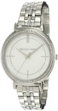 Michael Kors Cinthia White Mother of Pearl Dial Silver Steel Strap Watch for Women for Women - MK3641 Buy Now By Michael Kors