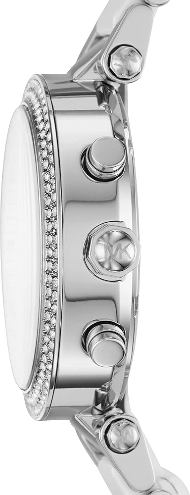 Michael Kors Parker Chronograph Silver Dial Silver Steel Strap Watch For Women - MK6354 Buy Now By Michael Kors